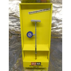 ** Brawa 5495  Platform Light with Clock. 14/16 Volts.