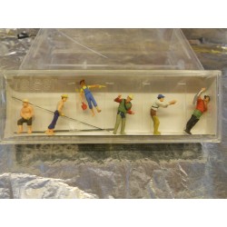 ** Preiser 10077 HO Scale Fishermen (6)
