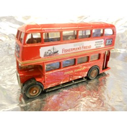 ** Fisherman's Friend FF003 Red London Double Decker Bus OO 1/76 Scale Diecast Model Collection