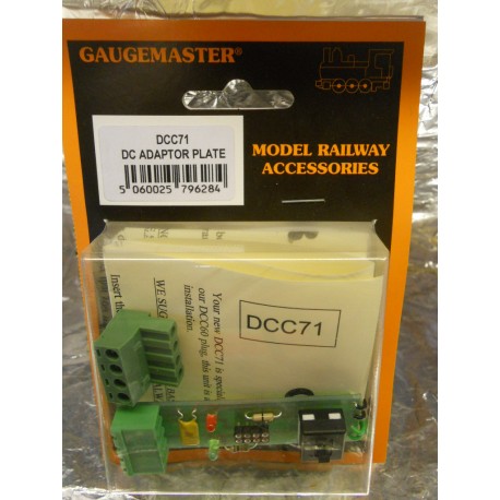 ** Gaugemaster DCC71 Prodigy DC Adaptor Plate/Decoder Tester