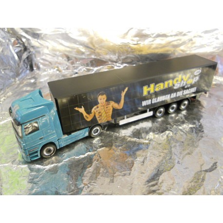 ** Herpa 288651  Mercedes-Benz Actros LH Curtain Canvas Semitrailer Angleitner