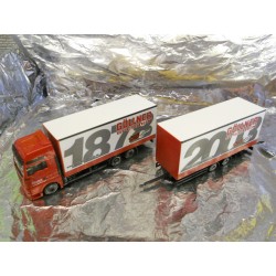 ** Herpa 150729 MAN TGA XXL Bulk Volume Trailer "Spedition Göllner"