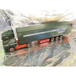 ** Herpa 146685 Mercedes Benz Actros LH Curtain Canvas Semitrailer Oppel Ansbach