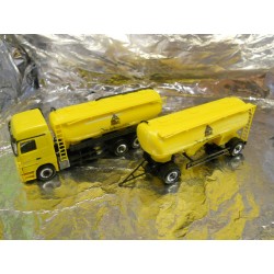 ** Herpa 294546  MB Actros MP3 LH Spitzer Silo Trailer,  " Lettenmuhle ".
