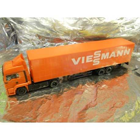 ** Herpa 292610 MAN TGS LX Curtain Canvas Semitrailer "Viessmann"
