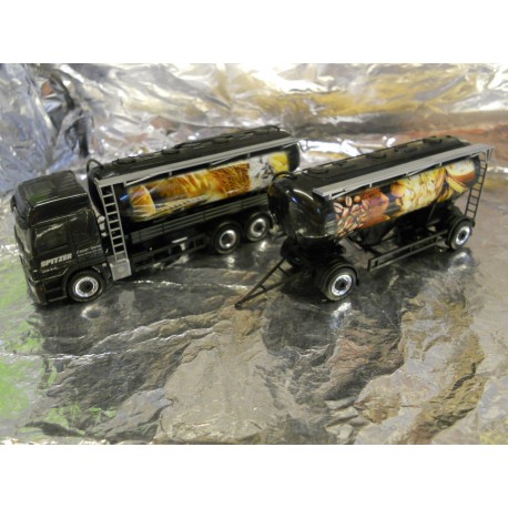 ** Herpa 294775 Mercedes-Benz Actros L Silo Trailer Spitzer "food"