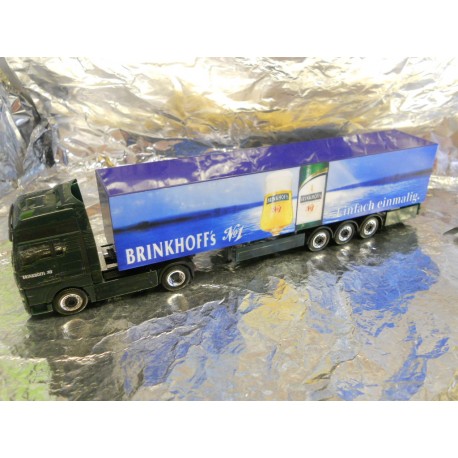 ** Herpa 149174 MAN TGA XXL Box Semitrailer Brinkhoff's No 1