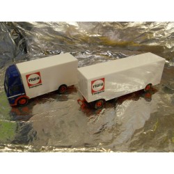 ** Herpa 152822 Mercedes Benz L 311 Moving Van Trailer "Riwatrans"