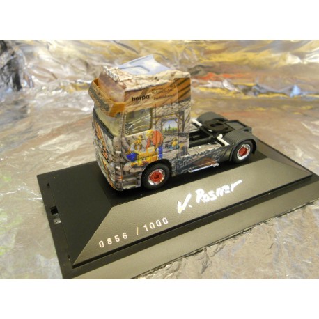 ** Herpa 222075 Mercedes-Benz Actros LH Rigid Tractor "Herpa Presents II / Gold Fever"