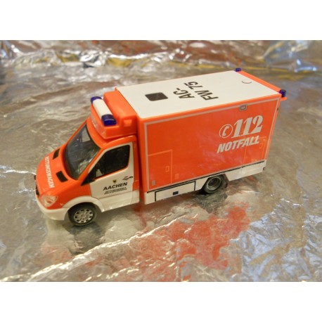 ** Herpa 291194  Mercedes-Benz Sprinter Fahrtec RTW "Aachen".