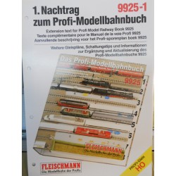 ** Fleischmann 9925-1 Extension Text for Profi Model Railway Book 9925 1:87 Scale