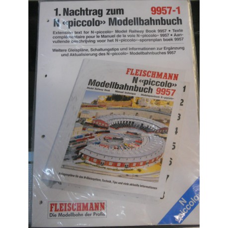 ** Fleischmann 9957-1 Extension Text for N Piccolo Model Railway Book 9957