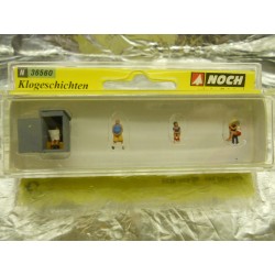** Noch 36560 Figure Set Toilet Stories 1:160 N Scale