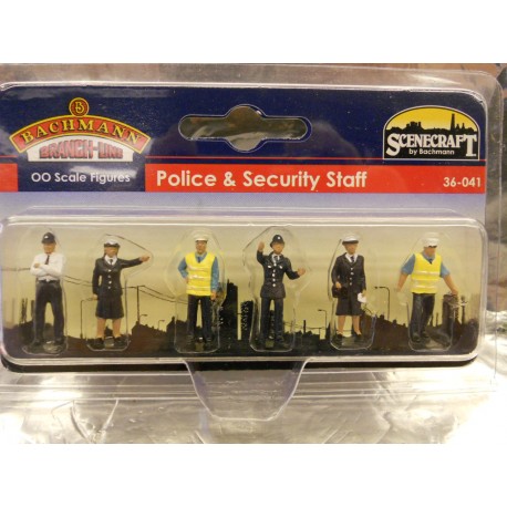 ** Bachmann 36-041 Police and Security Staff (6)