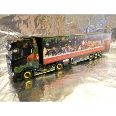 ** Herpa 307789 Scania CS 20 HD Box Semitrailer "Herpa Christmas Truck 2017"