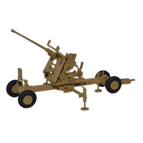 ** Oxford Diecast 76BF003 Bofors Gun 40mm Desert Light Stone