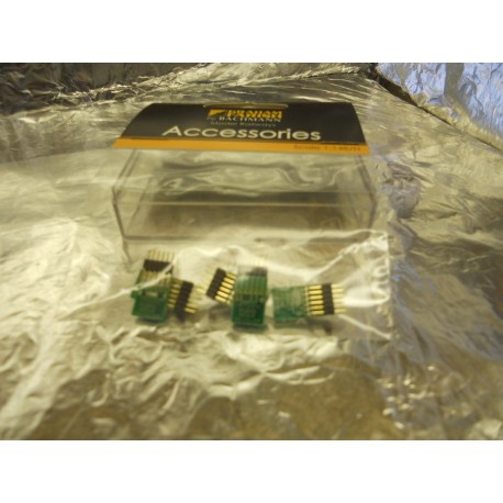 ** Graham Farish 379-428 6 Pin Decoder Blanking Plug Straight (x5)