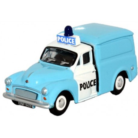 ** Oxford Diecast 76P008LB Morris Minor Police ( Light Bar)