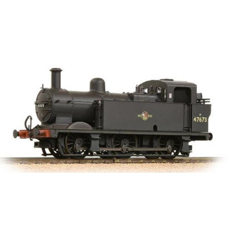 ** Bachmann 32-235 Fowler Class 3F 0-6-0 (Jinty) 47673 BR Black Late Crest Weathered