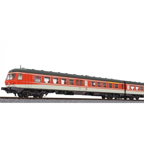 ** Liliput L133156 m3 Car DMU BR 614 DB Orange & Grey Ep.IV AC Digital