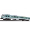 ** Liliput L133157 3 Car DMU BR 614 DB Turquoise / Gray, AC Digital