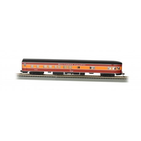** Bachmann 14307 85' Smooth-Side Obs Car Southern Pacific Daylight(Lighted)