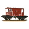 ** Bachmann 37-536A x 4 20 Ton Brake Van Flush Sides BR Bauxite