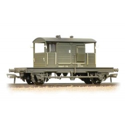** Bachmann 38-404A x 4 SR 25 Ton Pill Box Brake Van BR Departmental R/H Duckets Weathered