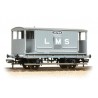 ** Bachmann 38-552A x 4 Midland 20T Brake Van LMS Grey (with Duckets)