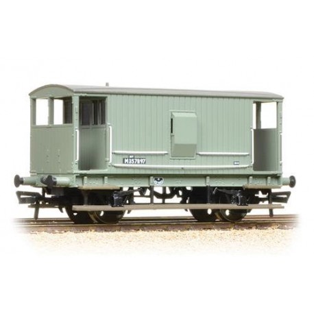 ** Bachmann 38-550A x 4 Midland 20T Brake Van BR Grey (with Duckets)