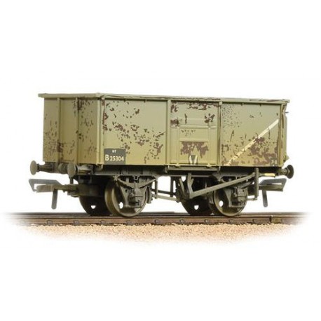 ** Bachmann 37-253B x 4 16 Ton Steel Mineral Wagon BR Grey Weathered