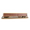 ** Bachmann 38-243  x 2 MBA Megabox High-Sided Bogie Box Wagon EWS Weathered (with Buffers)