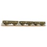** Bachmann 38-105 x 2 Triple Pk 34 Tonne PNA Ballast/Spoil Wagons Railtrack 5 Rib Weathered