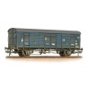 ** Bachmann 39-528A x 2 Ex-Southern CCT Covered Carriage Truck BR Blue - Weathered