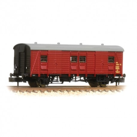 ** Graham Farish 374-415 x 2 Southern PL Passenger Luggage Van BR Crimson