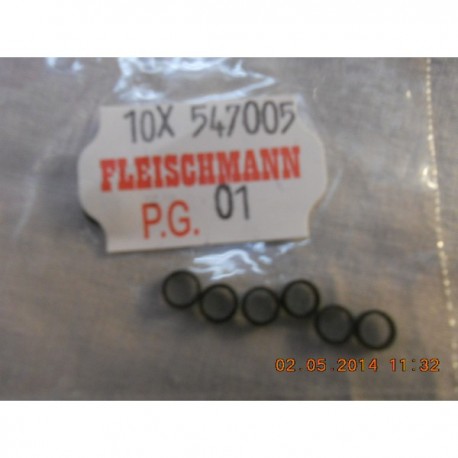 ** Fleischmann 547005 Spare Part Traction Tyres - Pack of 10