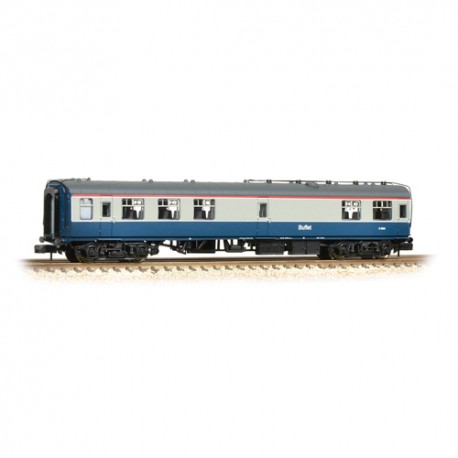 ** Graham Farish 374-110A x 2 BR Mk1 RMB Mini Buffet Car Blue & Grey