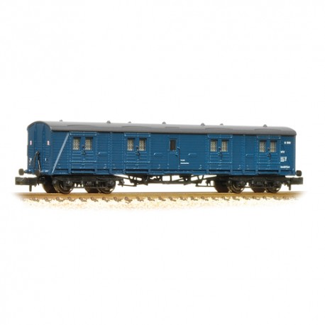 ** Graham Farish 374-632 x 2 SR 50' Bogie B Luggage Van BR Blue