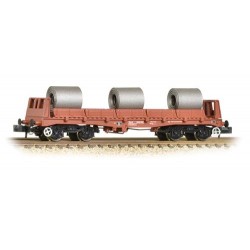 ** Graham Farish 377-903 x 2 BAA Steel Carrier Wagon with Coils BR Brown