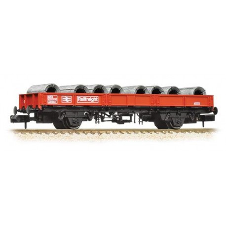 ** Graham Farish 377-725A x 2 SPA Wagon with Steel Coils Railfreight Red