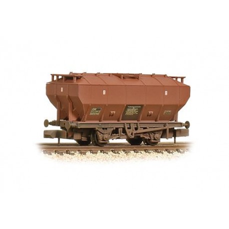 ** Graham Farish 377-765A x 2 Covered Hopper Wagon BR Bauxite Weathered