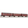 ** Liliput L260132 x 1 3-unit set, Gos 245, DB, period IV, 1986, platform