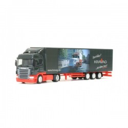 ** Herpa 283861 Scania Jumbo Curtain Canvas Semitrailer "Kravag"