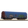 ** Liliput L265779 X 1 Steel Transport Wagon 'Graffiti' Tarpaulin Hood DB Ep. V/VI