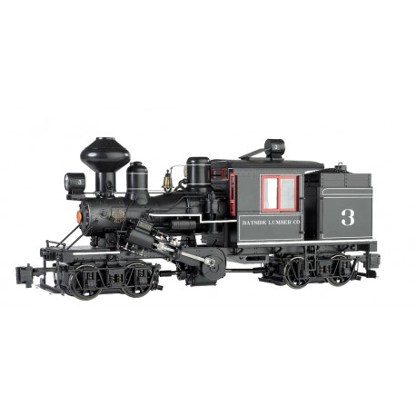 ** Bachmann 85096 x 1 Two-Truck Climax Bayside Lumber Co. 3