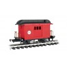 ** Bachmann 97088 x 1 Baggage Car Short Line Railroad Red With Black Roof