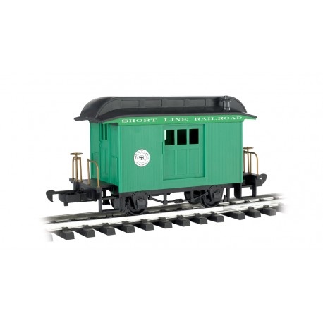 ** Bachmann 97092 x 1 Baggage Car Short Line Railroad Green With Black Roof