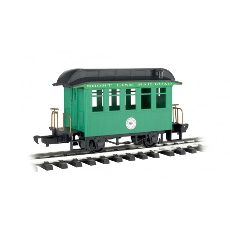 ** Bachmann 97093 x 1 Coach Short Line Railroad Green With Black Roof