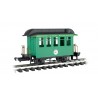 ** Bachmann 97093 x 1 Coach Short Line Railroad Green With Black Roof