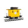 ** Bachmann 98087 x 1 Caboose Short Line Railroad Yellow With Black Roof